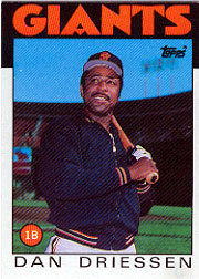 1986 Topps Baseball Cards      065      Dan Driessen